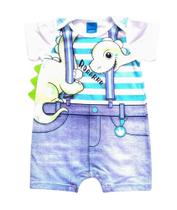 Macacão Bebê Masculino Curto WRK