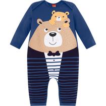 Macacão Bebê Masculino Kyly em Cotton. Macacão Bebê Masculino Kyly em Cotton.
