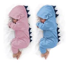 Macacão bebê meia estação Dinossauro