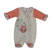 Macacão bebê menina de plush