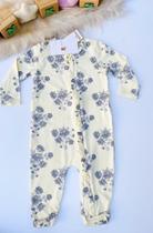 Macacão Bebê Menina Manga Longa com Babados Milon