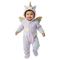 Macacão Bebê Menina Tiptop Fleece Unicornio Lilás - 1012011