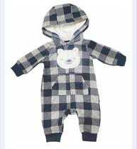 Macacão Bebe Menino Fleece Com Zíper Carters Envio Rapido