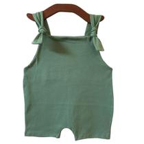 Macacão Bebê Menino Menina Jardineira com Alças Regulaveis Roupa de Bebê Menino Menina