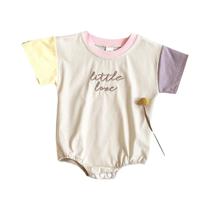 Macacão Bebê Recém-Nascido - Bordado, Casual, com Botões - Verão