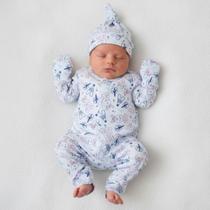 Macacão Bebê Ribana Confortável Macacacaquinho Estiloso Charmoso Coelho