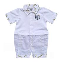 Macacão Bebê Santos Oxford Oficial
