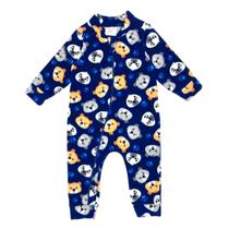 Macacão Bebê Soft Pettenati Inverno Com Zíper Quentinho