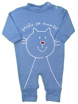 Macacão Bebê Suedine Estampas Variadas 1 Peça Menino Macacão Bebê Suedine Estampas Variadas 1 Peça Menino