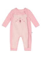 Macacão bebê unissex de ursinho Brandili Baby