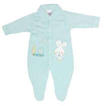 Macacão bebê unissex manga longa em malha de algodão p ao g Macacão bebê unissex manga longa em malha de algodão p ao g