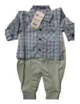 Macacão Bebê Xadrez Aconchego P Macacão Bebê Xadrez Aconchego P