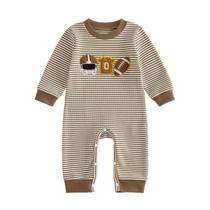 Macacão BemeyourBBS Newborn Baby Boy Fall Romper de 12 a 18 meses