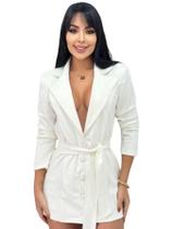 Macacão blazer curto feminino 9384 Macacão blazer curto feminino 9384