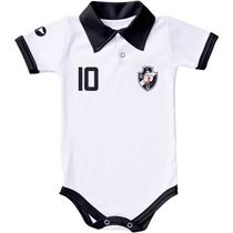Macacão Body Gola Polo Infantil Bebe 0 a 12 Meses Clubes Brasileiros Fla Flu Vas Bot Pal - Ref 033XP - Oficial Licenciado