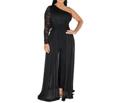 Macacão Branco Feminino Longo Alfaiataria Casamento Civil Noiva Macacao Social com Cinto Malha Azul Preto Festa Ano Novo Macacão Branco Feminino Longo Alfaiataria Casamento Civil Noiva Macacao Social com Cinto Malha Azul Preto Festa Ano Novo