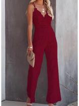 Macacão Branco Feminino Longo Pantalona Elegante Alfaiataria Casamento Civil Noiva Macacao Social Renda Preto Bordô - Macacão Branco Feminino Longo Pantalona Elegante Alfaiataria Casamento Civil Noiva Macacao Social Renda Preto Bordô -