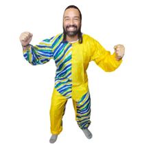 Macacao Brasil Torcedor Copa do Mundo Torcida Jogo Seleção Verde e Amarelo Passeata 7 de Setembro Carreata Motociata