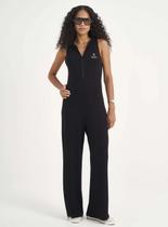 Macacao canelado com capuz colcci