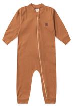 Macacão Canelado Longo - Cobre - Ame Kids Macacão Canelado Longo - Cobre - Ame Kids