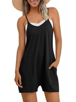 Macacão Casual Feminino AUTOMET Preto Macio M Macacão Casual Feminino AUTOMET Preto Macio M