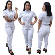 Macacão Cirúrgico hospitalar-veterinária-estética Linha Luxo Jogger Gola Padre