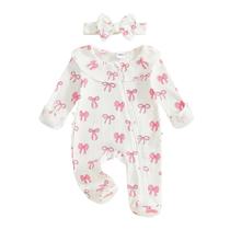 Macacão Clothes Citgeett Baby Girl com zíper de 0 a 6 meses