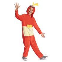 Macacão com capuz Costume Disguise Fuecoco Pokémon para crianças de 7 a 8 anos Macacão com capuz Costume Disguise Fuecoco Pokémon para crianças de 7 a 8 anos