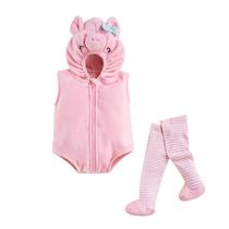 Macacão com capuz Costume Merqwadd Baby Halloween Pig 18-24M Macacão com capuz Costume Merqwadd Baby Halloween Pig 18-24M