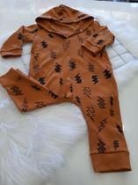 Macacão com capuz, sem pé 100% algodão Roby Kids Tam, GG Macacão com capuz, sem pé 100% algodão Roby Kids Tam, GG
