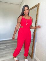 Macacão com duna vermelho tamanho unico Macacão com duna vermelho tamanho unico