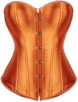 Macacão com espartilho ADELCE laranja com cadarço, blusa feminina, 4GG