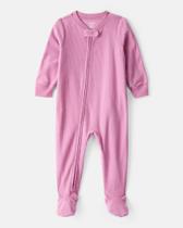 Macacão com Pé Fleece Carter's - Lilás - Menina - Confortável e Estiloso Macacão com Pé Fleece Carter's - Lilás - Menina - Confortável e Estiloso