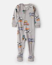 MACACÃO COM PÉ PLUSH CARTER'S - FOOD TRUCK - MENINO - Roupas de Bebê Confortáveis MACACÃO COM PÉ PLUSH CARTER'S - FOOD TRUCK - MENINO - Roupas de Bebê Confortáveis