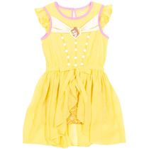 Macacão com sobreposição de saia Disney Princess Belle Little Girls