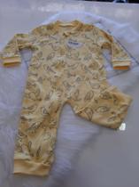 Macacão com ziper 100% algodão Freeddom Baby Tam. 1 Macacão com ziper 100% algodão Freeddom Baby Tam. 1