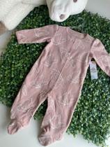 Macacão com zíper borboletas Macacão com zíper borboletas