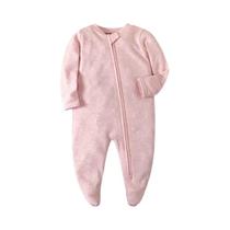 Macacão Com Zíper Para Bebê Recém-Nascido Menino Menina Confortável 0-12 Meses Roupas Para Escalar