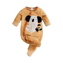 Macacão Confortável De Flanela Para Bebê Menino Ou Menina Com Estampa De Cartoon De Coala Para Macacão Confortável De Flanela Para Bebê Menino Ou Menina Com Estampa De Cartoon De Coala Para