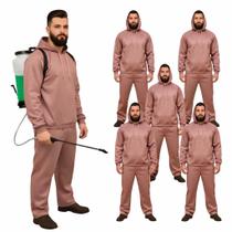 Macacão Conjunto Proteção 5un Para Pulverização Segurança