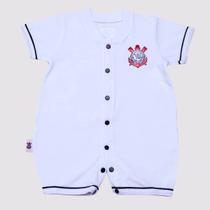 Macacão Corinthians Curto Branco Macacão Corinthians Curto Branco