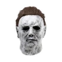 Macacão Cosplay Michael Myers Masculino - Fantasia de Halloween com Máscara e Faca