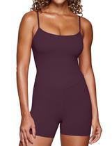 Macacão CRZ YOGA Butterluxe com Alças Finas Roxo Profundo XL Macacão CRZ YOGA Butterluxe com Alças Finas Roxo Profundo XL