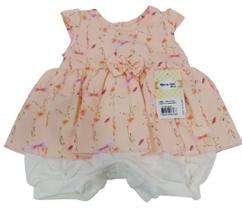Macacão Curto Bebê Menina Chuquinha Baby Verão Enxoval 2854 Macacão Curto Bebê Menina Chuquinha Baby Verão Enxoval 2854