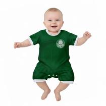 Macacão Curto Bebê Torcida Baby Palmeiras Estilo I - 005S Macacão Curto Bebê Torcida Baby Palmeiras Estilo I - 005S