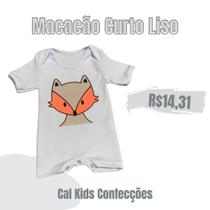 Macacao Curto Canelado Liso 100% Algodao Macacao Curto Canelado Liso 100% Algodao