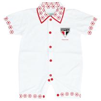 Macacão Curto Com Bolinha Bebê São Paulo - 025a Macacão Curto Com Bolinha Bebê São Paulo - 025a