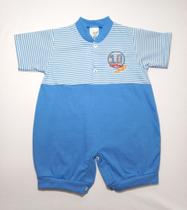 Macacão Curto em Malha com Bordado Camisa 10 Futebol - Nethuno Baby