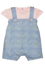 Macacão Curto Infantil Jeans Grow Up Macacão Curto Infantil Jeans Grow Up