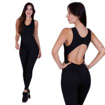 Macacao de Academia Fitness Liso- c4 SOLANGE